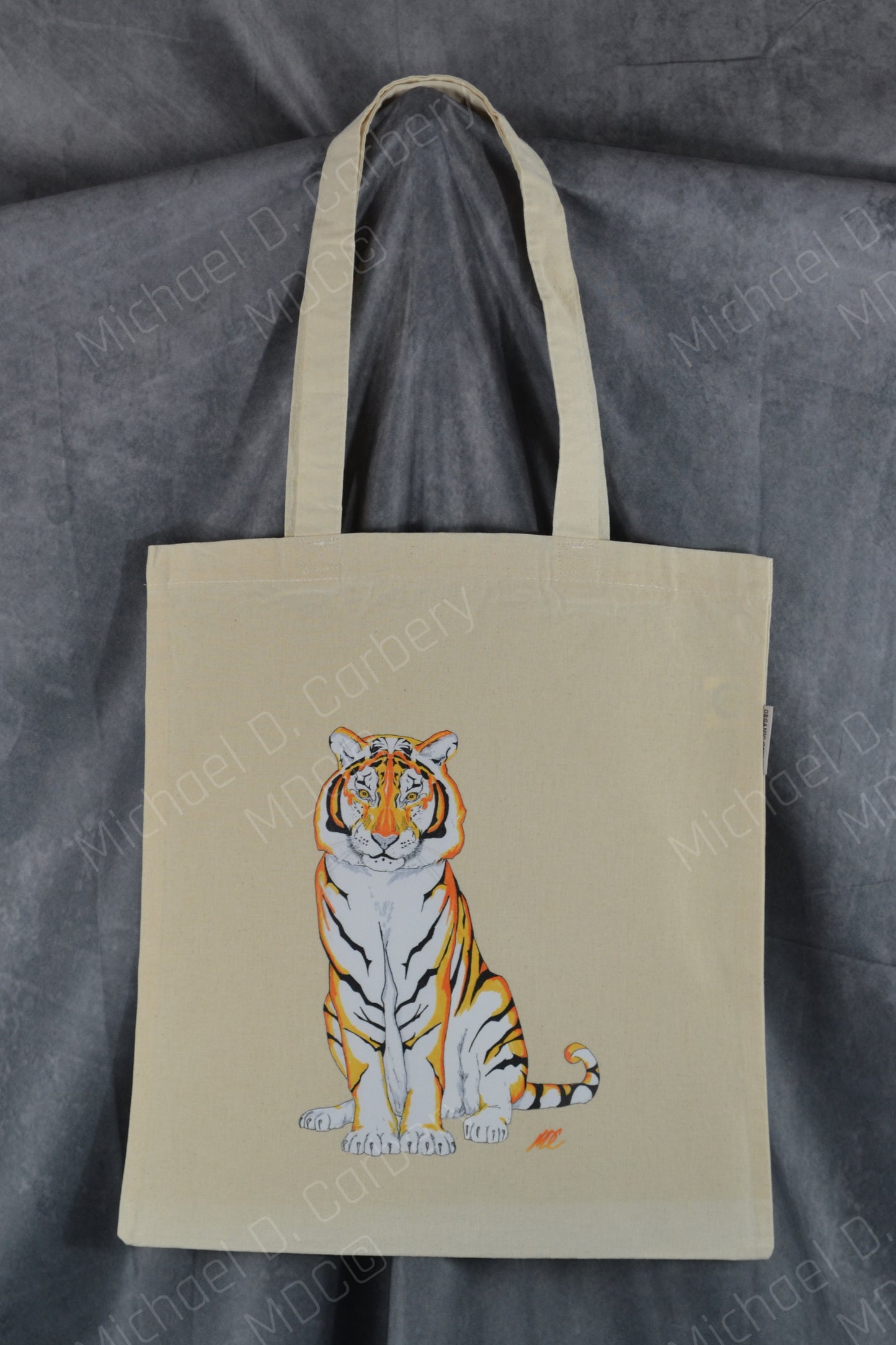 Tiger Cotton Tote Bag