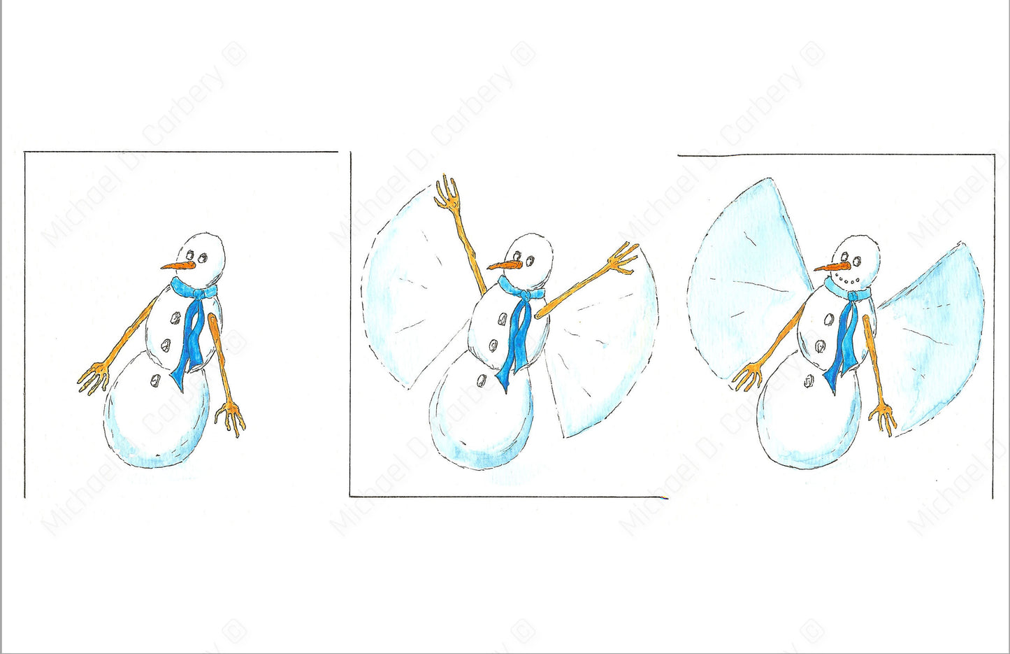 Snow Angel Card - 6 pack