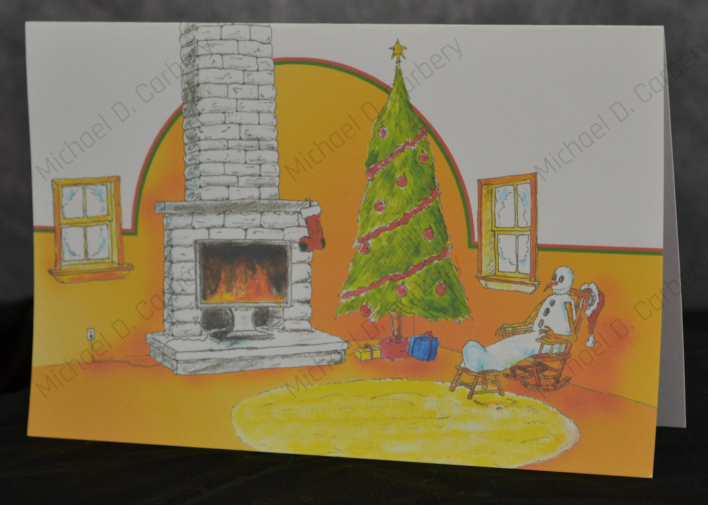 Rockwell Snowman Card - 6 pack