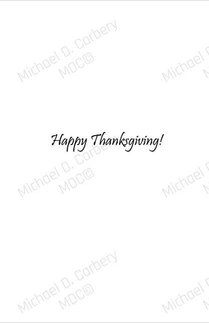 Happy Turkey Legs Greeting Card - 6 Pack